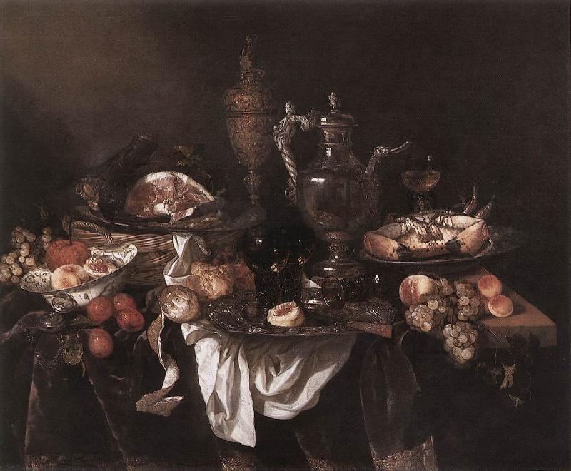 BEYEREN, Abraham van Banquet Still-Life gf oil painting image
